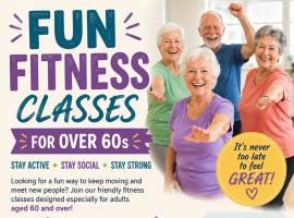Fun Fitness Classes for over 60’s